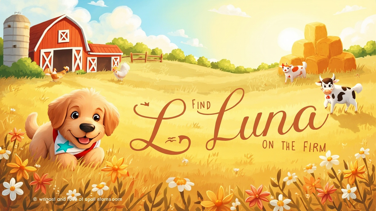 Find Luna on the Farm cover
